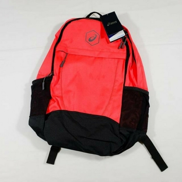 Asics Handbags - 💝New With Tags Asics Red Blabk Backpack.